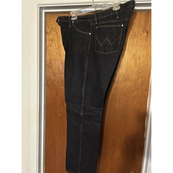 Vintage Wrangler Mens Cowboy Cut 13MSEDD Jeans 38 32 100% Cotton Silver Edition - Picture 3 of 4